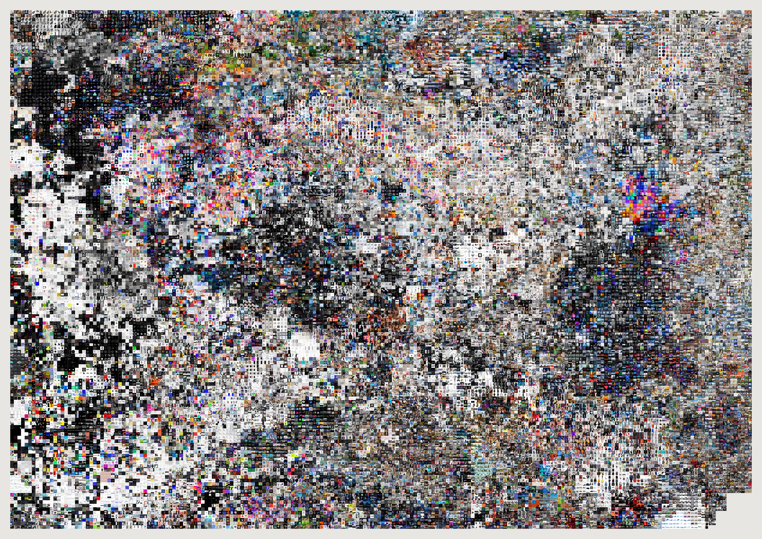 A dense field of nearly thirty thousand small images, arranged so visually similar ones sit together.